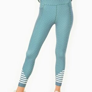New ADDISON BAY Green Pink High Rise Sculpt‎ Compression Legging Sz XS $118